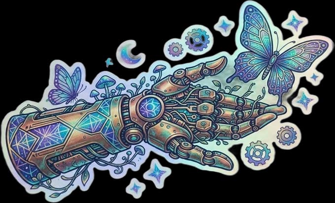 Holographic Mecha Hand