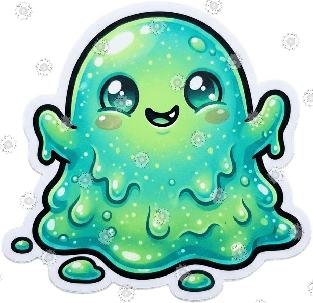 Cute Slime Monster Character