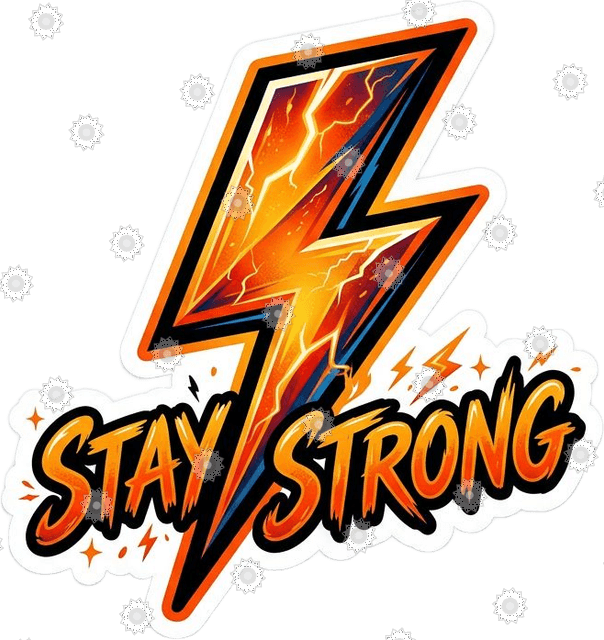 Lightning Bolt 'Stay Strong'