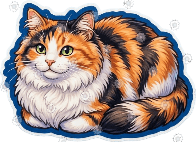 Fluffy Cat Loaf