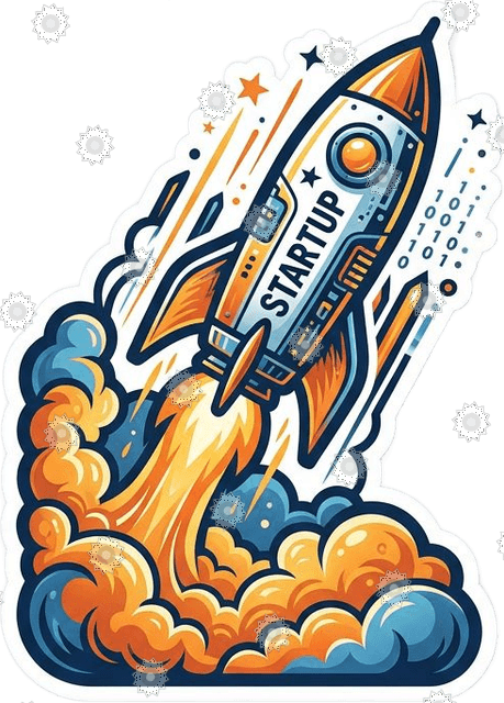 Tech Startup Rocket Launch