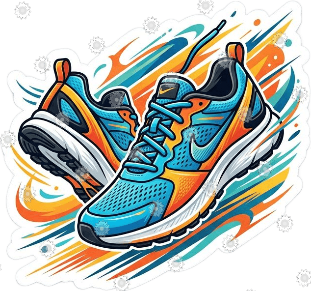 Running Shoes With Motion