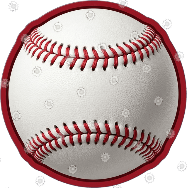 Baseball With Stitching