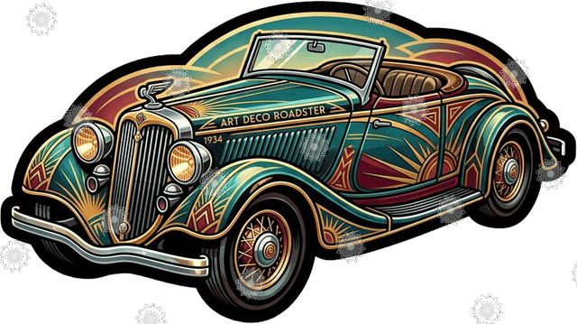 Art Deco Vintage Roadster