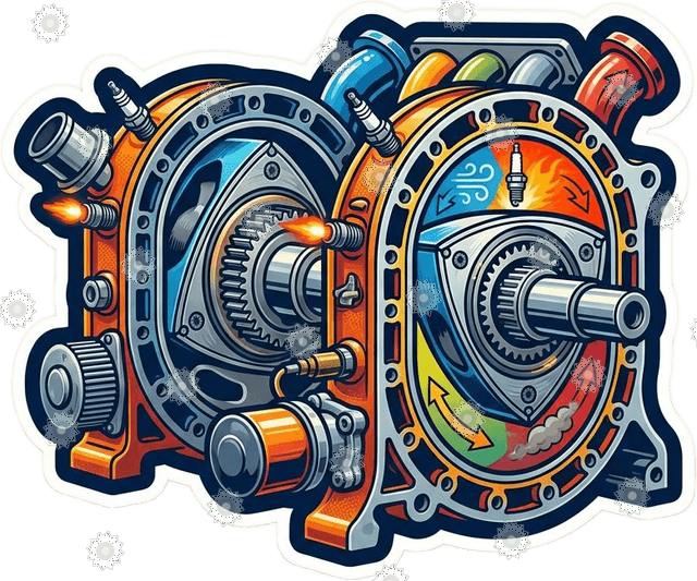 Rotary Engine Illustration