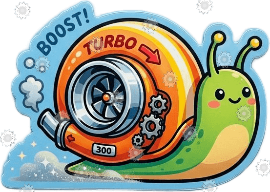 Cute Turbo Snail Charm