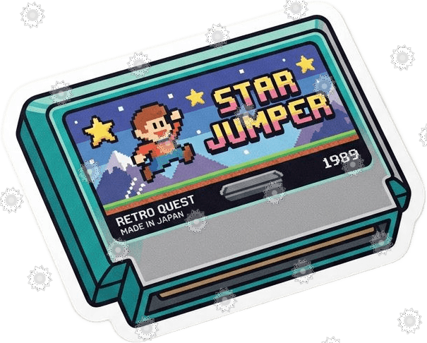 Retro Game Cartridge