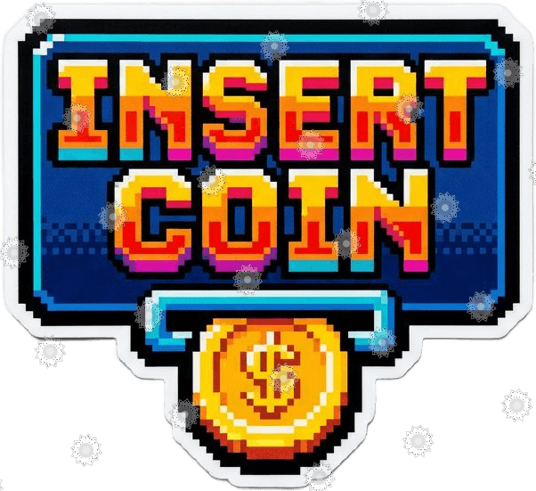 Pixel 'Insert Coin'