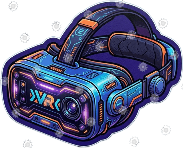 Futuristic VR Headset