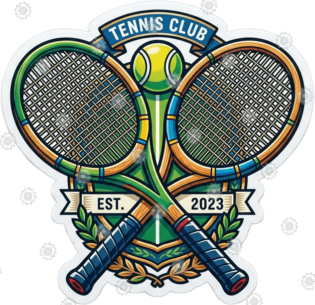 Crossed Tennis Rackets Emblem