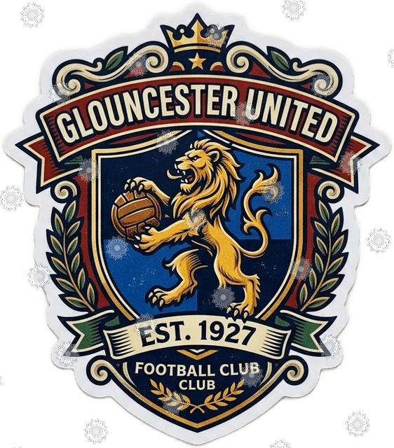 Retro Football Crest Emblem