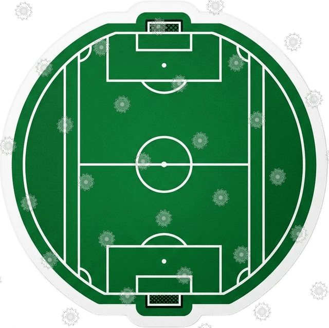 Minimalist Football Pitch Aerial