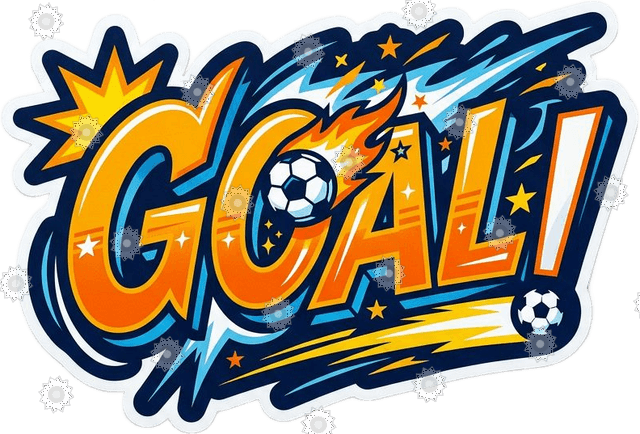 'Goal!' Dynamic Lettering